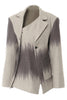 Load image into Gallery viewer, Grey Notched Lapel Women Blazer