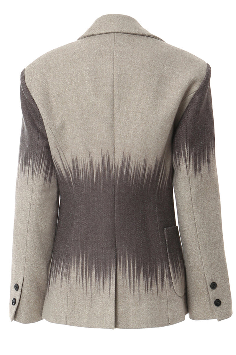 Load image into Gallery viewer, Grey Notched Lapel Women Blazer