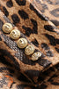 Load image into Gallery viewer, Leopard Print Peak Lapel Long Sleeves Women Blazer