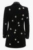 Load image into Gallery viewer, Peak Lapel Black Long Sleeves One Button Women Blazer