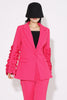 Load image into Gallery viewer, Fuchsia 2 Pieces Notched Lapel One Button Women Suits