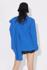 Load image into Gallery viewer, Royal Blue Asymmetrical Notched Lapel Women Blazer