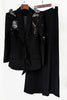 Load image into Gallery viewer, Black Shawl Lapel 2 Pieces Women Suits with Butterflies