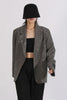 Load image into Gallery viewer, Sparkly Grey Notched Lapel Sequined Women Blazer