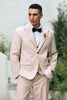 Load image into Gallery viewer, Ivory Peak Lapel 3 Pieces One Button Men&#39;s Wedding Suits