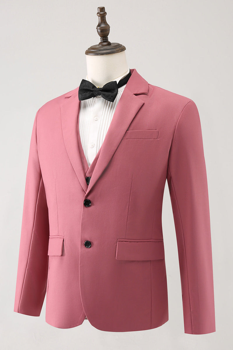 Load image into Gallery viewer, Coral Notched Lapel 3 Piece Single Breasted Men&#39;s Prom Suits