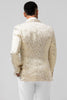 Load image into Gallery viewer, One Button Shawl Lapel Ivory Jacquard Men&#39;s Blazer