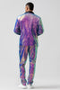 Load image into Gallery viewer, Sparkly Purple Sequins Shawl Lapel One Button 2 Pieces Men&#39;s Suits