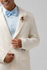 Load image into Gallery viewer, Ivory 2 Pieces Notched Lapel Single Breasted Men&#39;s Wedding Suits