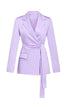 Load image into Gallery viewer, Lilac Notched Lapel Slim Fitted Women&#39;s Blazer