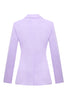 Load image into Gallery viewer, Lilac Notched Lapel Slim Fitted Women&#39;s Blazer