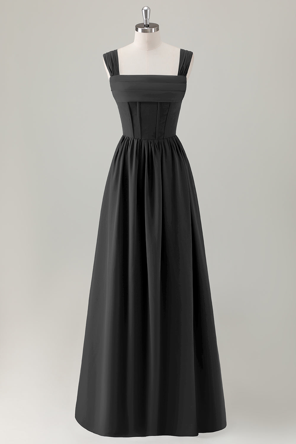 ZAPAKA Women Dark Blue Bridesmaid Dress with Lace Up Back A Line Square Neck Corset Long Wedding Guest Dress ZAPAKA UK ZAPAKA Women Dark Blue Bridesmaid Dress with Lace Up Back A Line Square Neck Corset Long Wedding Guest Dress ZAPAKA UK