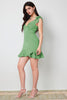 Load image into Gallery viewer, Green Short Bodycon Party Dress with Ruffles