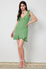 Load image into Gallery viewer, Green Short Bodycon Party Dress with Ruffles