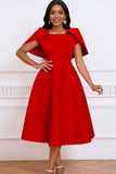 Elegant Socialite Banquet Party Poncho Dress