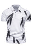 Load image into Gallery viewer, Black Men&#39;s Slim Fit Short Sleeves Cotton Polo Shirt