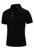 Load image into Gallery viewer, White Knit Cotton Short Sleeves Slim Fit Men&#39;s Polo Shirt