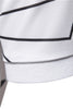 Load image into Gallery viewer, White Pattern Print Short Sleeves Men&#39;s Polo Shirt