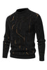 Load image into Gallery viewer, Khaki Men&#39;s Slim Fit Pullover Knitted Sweater