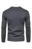 Load image into Gallery viewer, Black Round Neck Men&#39;s Zippered Knitted Sweater