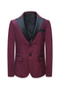 Load image into Gallery viewer, Burgundy Peak Lapel 2 Pieces Men Suits for Prom