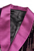 Load image into Gallery viewer, Sparkly Purple Shawl Lapel Sequins Prom Blazer