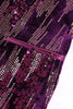 Load image into Gallery viewer, Sparkly Purple Shawl Lapel Sequins Prom Blazer