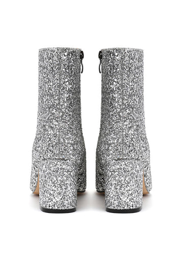 Sparkly Golden Sequins Women's Fashion Boots