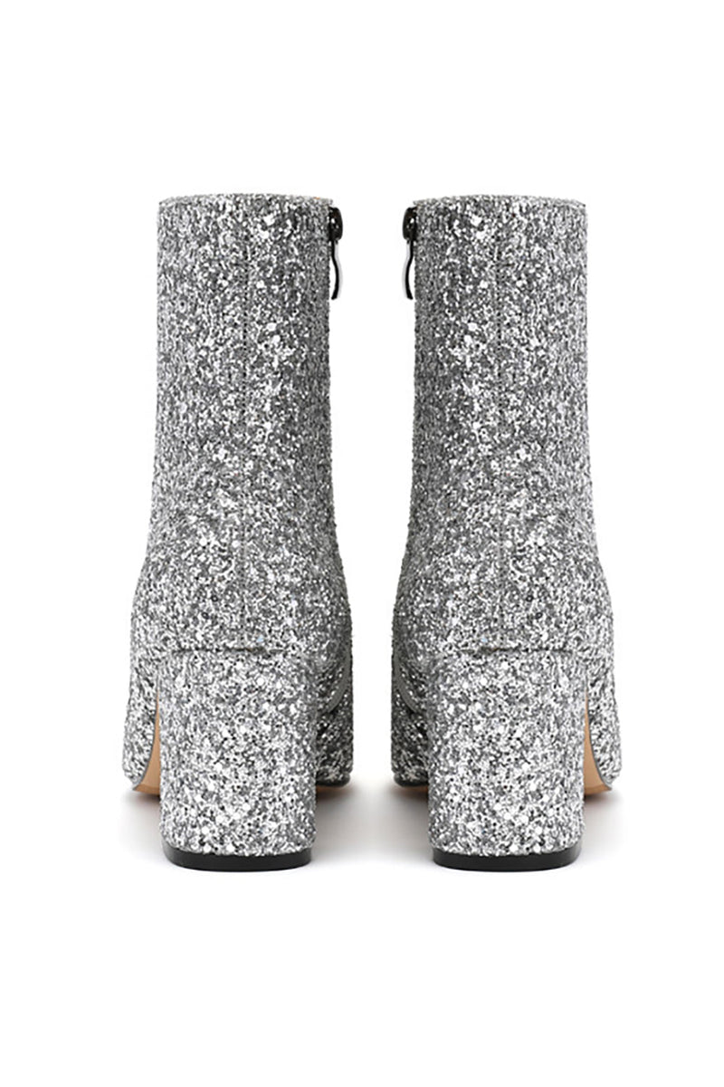 Load image into Gallery viewer, Sparkly Golden Sequins Women&#39;s Fashion Boots