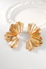 Load image into Gallery viewer, Golden Stylish Pleated Alloy Earrings