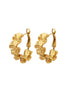 Load image into Gallery viewer, Golden Circle Wave Earrings