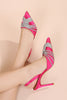 Load image into Gallery viewer, Black Pointed Toe Closed Toe High Heel Sandals