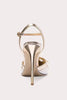 Load image into Gallery viewer, White Pointed Toe Ankle Strap High Heels with Bow