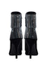 Load image into Gallery viewer, Sparkly Black Beading Ankle Boots with Tassels