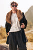 Load image into Gallery viewer, Black Luxury Faux Fur Long Sleeves Long Men&#39;s Winter Outerwear