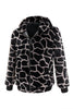 Load image into Gallery viewer, Leopard Faux Fur Zip-Up Hoodie Men&#39;s Coat