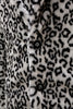 Load image into Gallery viewer, Men&#39;s Winter White Black Faux Fur Coat Button Mid-Length Leopard Print