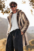 Load image into Gallery viewer, Coffee Faux Fur Single-Breasted Mid-Length Winter Men&#39;s Coat