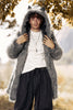 Load image into Gallery viewer, Grey Lapel Solid Color Faux Fur Long Sleeves Winter Men&#39;s Coat