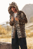 Load image into Gallery viewer, Leopard Mid-Length Faux Fur Winter Men&#39;s Coat