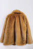 Load image into Gallery viewer, Fluffy Brown Notched Lapel Faux Fur Coat