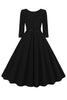 Load image into Gallery viewer, Yellow Round Neck Short Sleeves A-Line Midi 1950s Dress with Belt