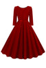 Load image into Gallery viewer, Yellow Round Neck Short Sleeves A-Line Midi 1950s Dress with Belt