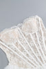 Load image into Gallery viewer, White Lace A-Line Strapless Corset Strapless Tiered Short Party Dress