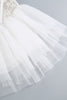 Load image into Gallery viewer, White Lace A-Line Strapless Corset Strapless Tiered Short Party Dress