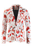 Load image into Gallery viewer, White Printed 3-Piece Christmas Men Suit