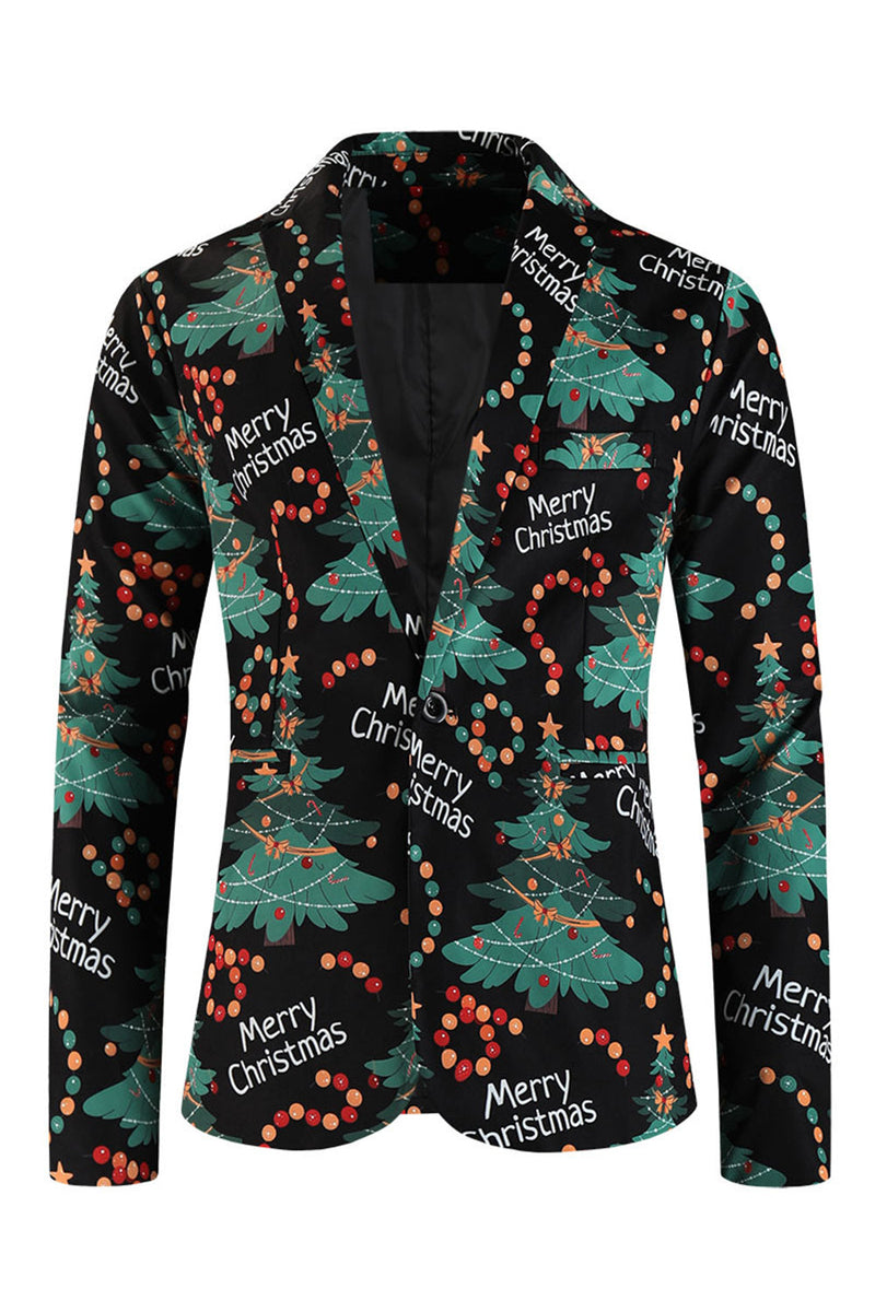 Load image into Gallery viewer, Dark Green 3-Piece Men&#39;s Suit for Christmas Party