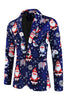 Load image into Gallery viewer, Navy Santa Claus 3-Piece Men&#39;s Suit for Christmas