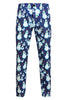 Load image into Gallery viewer, Light Blue 3-Pieces Snowman Printed Men&#39;s Christmas Party Suits