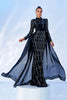 Load image into Gallery viewer, Gorgeous Black Mermaid Long Sleeves Beaded Prom Dress